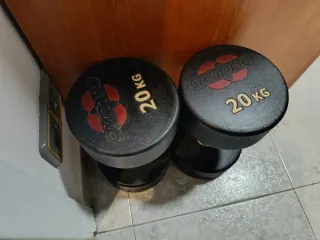 Juego de 2 mancuernas 20 kg