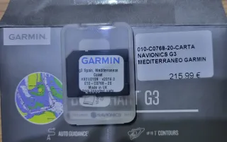 Carta Garmin Bluechart G3 Navionics Mediterráneo