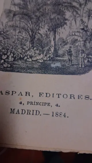 Libro Antiguo 20000 Leguas Viaje 1884