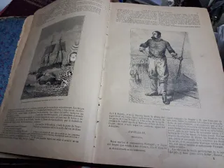 Libro Antiguo 20000 Leguas Viaje 1884