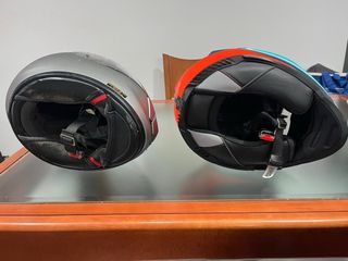 2 Cascos Moto Shoei y LS2