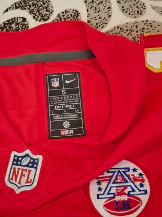 Camiseta Chiefs Mahomes 15 Nike Roja Talla S