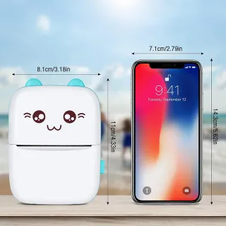 Mini impresora térmica Bluetooth portátil