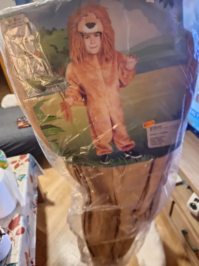 Fantasia de Leão Infantil 7-9 Anos