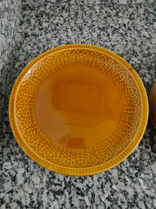 Vajilla Pontesa cerámica ironstone marrón