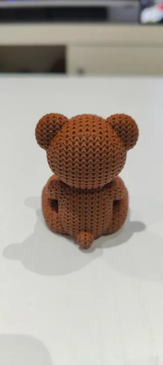 Osito San Valentín Crochet Impresora 3D