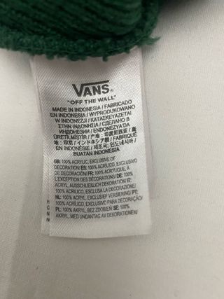 Berretto invernale Vans verde uomo