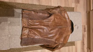 Chaqueta de piel Belstaff Marrón