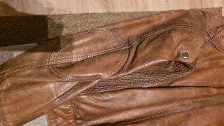 Chaqueta de piel Belstaff Marrón