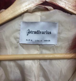 Chaqueta pelo Stradivarius multicolor talla m