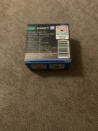 Modulo Tasmota Smart Switch/Curtain B3T