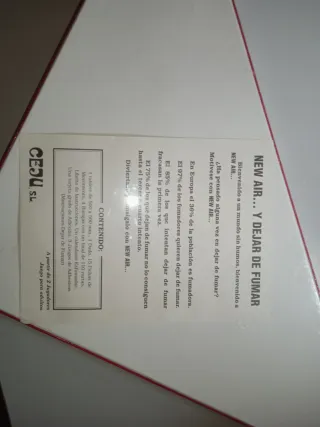 Juego de mesa New Air para dejar de fumar