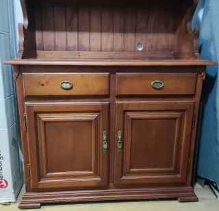 Alacena rústica madera 2 módulos. Recoger,no envío