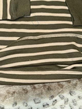 Ropa interior térmica infantil a rayas 11-12 años