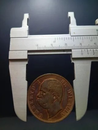 10 Centesimi 1894 Umberto I in Rame Rosso.