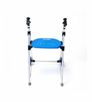 Andador Aposan con asiento azul