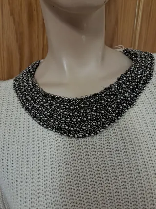 Jersey zara Beige/Gris