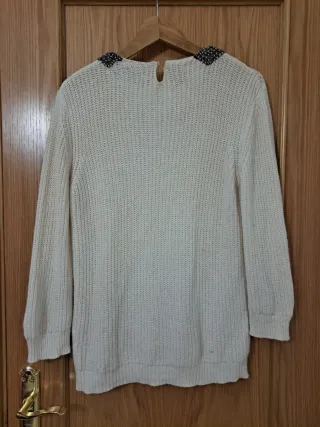 Jersey zara Beige/Gris