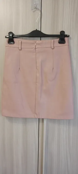 Coordinato Blusa Tropical & Gonna Ecopelle