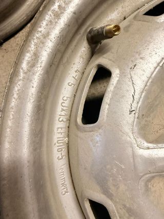 4 Llantas Clásicas Hierro 5x13 Fiat/Seat