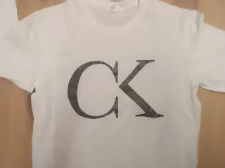 Maglia maniche lunghe Calvin Klein CK bianca
