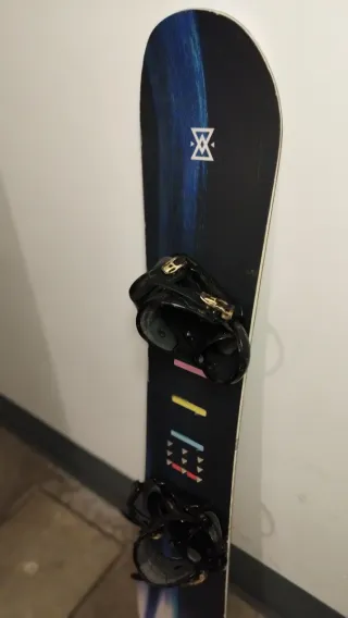 Tabla Snowboard con Fijaciones