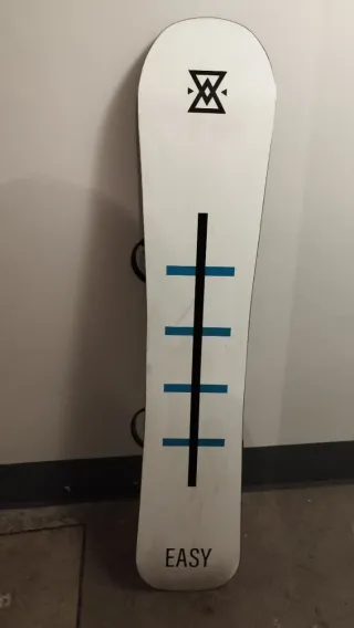 Tabla Snowboard con Fijaciones