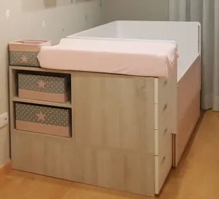 Cuna convertible bebé