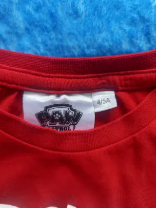 Lote 3 Camisetas Marvel y Paw Patrol