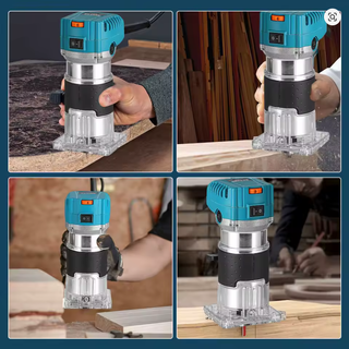 Fresadora Enrutador Madera y set de 15 brocas