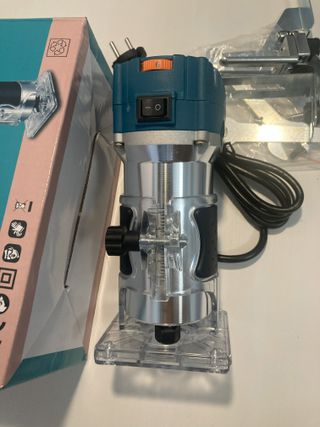 Fresadora Enrutador Madera y set de 15 brocas