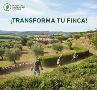 Mantenimiento de fincas,jardinería y forestal.