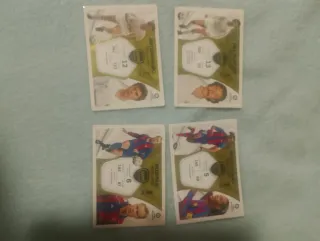 Lote 4 cromos fútbol Liga 2020