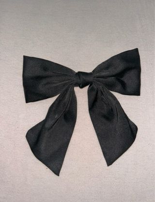 Lazo de tela negro