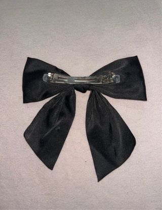 Lazo de tela negro