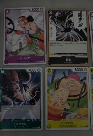 Carte One Piece OP09 OP012 Giapponesi