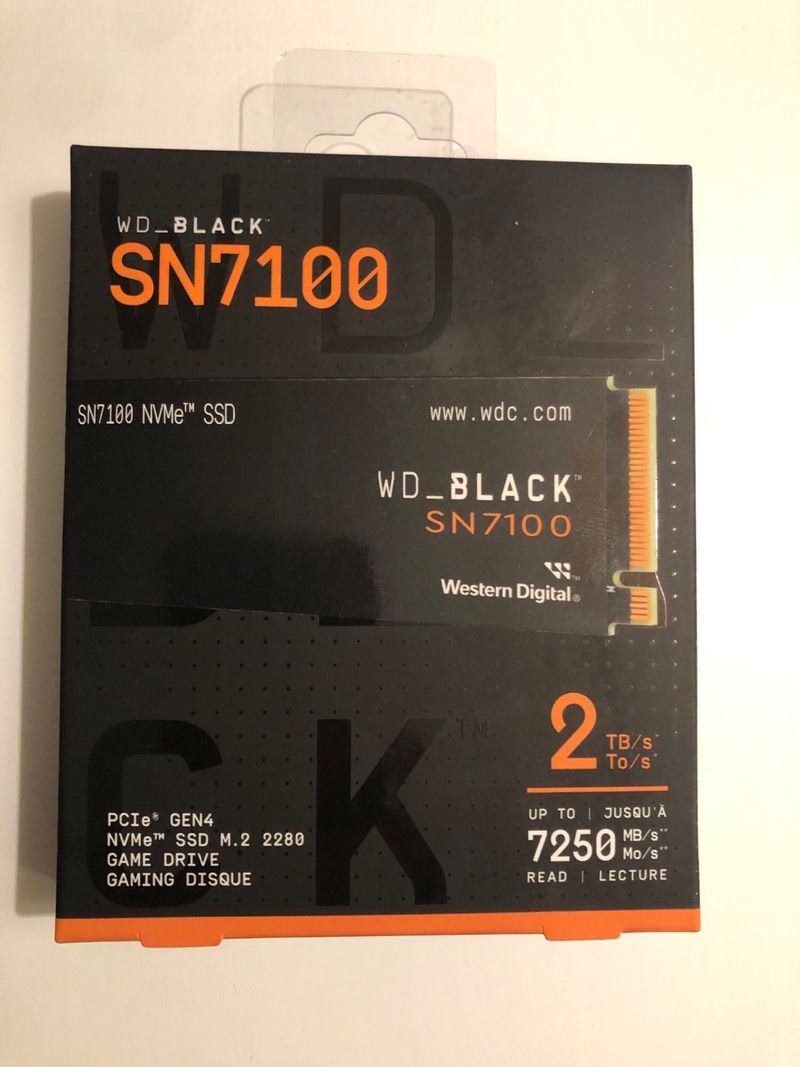 WD_BLACK SN7100 2TB 7250MB/s NVMe PCIe 4.0