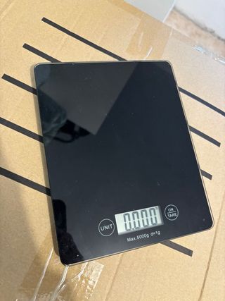 Bascula digital de cocina negra