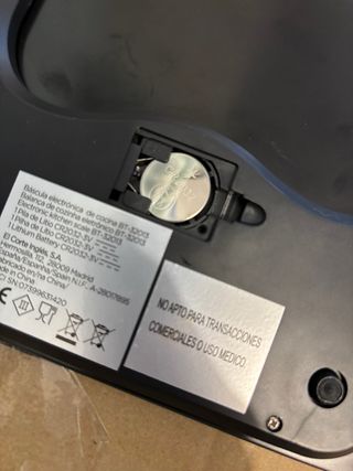 Bascula digital de cocina negra