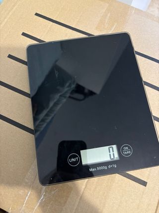 Bascula digital de cocina negra