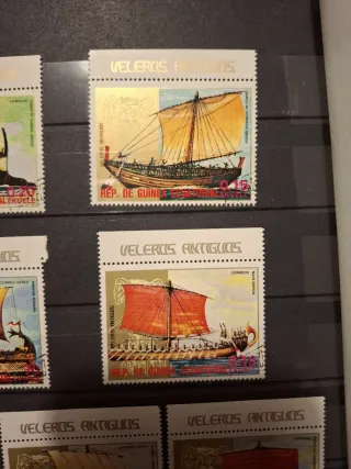 Sellos Veleros Antiguos Rep. Guinea