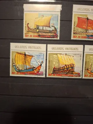 Sellos Veleros Antiguos Rep. Guinea