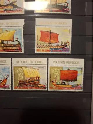 Sellos Veleros Antiguos Rep. Guinea