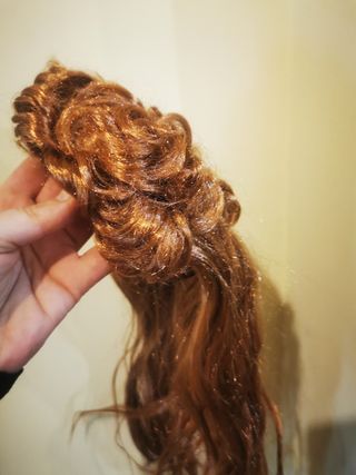 Lote 9 pelucas pelo largo liso disfraz