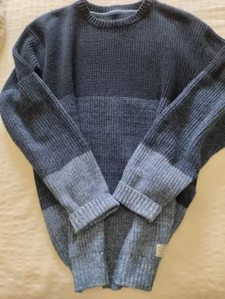 Jersey hombre talla XL azul/gris(solo envío)