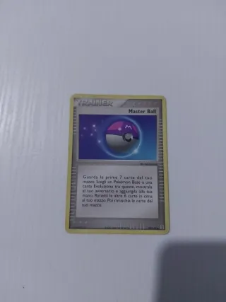 Carta Allenatore Master Ball Pokemon