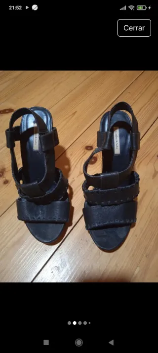 Sandalias tacón Bimba y Lola Talla 35
