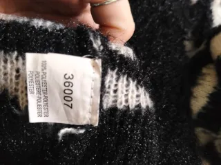 Maglioncino donna zebrato morbido invernale