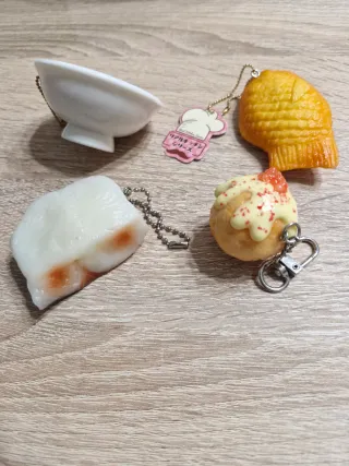 Lote Gashapon Japón Comida Miniaturas