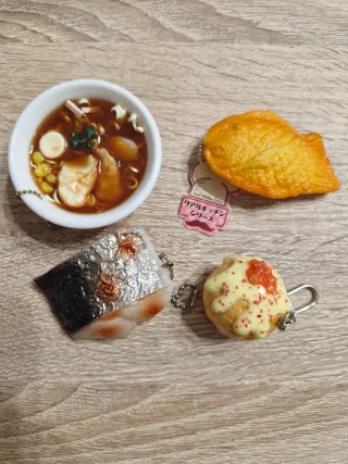 Lote Gashapon Japón Comida Miniaturas